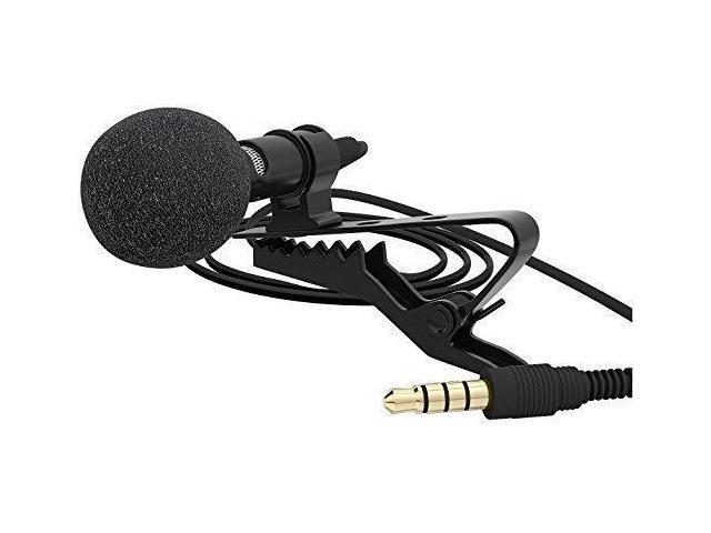 CandyQ Omnidirectional Clip-on Condenser Microphone for Apple iPhone iPod Touch Samsung Android and Windows Smartphones Film Interviews Voval Video Recording iPad