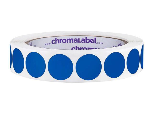 1//2/" NAVY BLUE Circle Color Coded Coding Inventory Warehouse Labels 1000//Roll