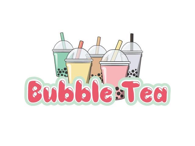 Bubble Tea 36 Concession Decal Sign cart Trailer Stand Sticker Equipment 