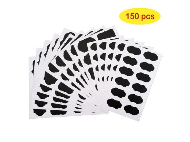 Craft Rooms 90 Premium Reusable Chalkboard Stickers with 3MM White Chalk Marker for Labeling Mason Jars ONUPGO Chalkboard Labels Parties Weddings and Organize Your Home /& Kitchen