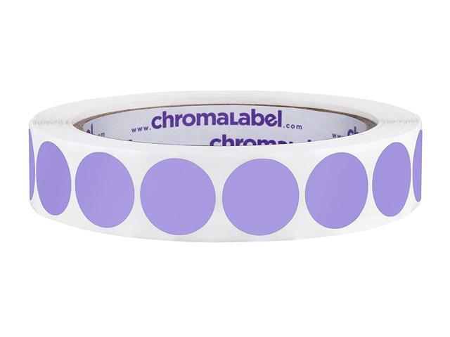 1,008/Pack ChromaLabel 3/4 inch Removable Color-Code Dot Labels on Sheets White 