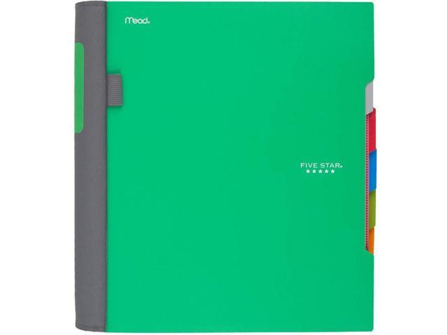 - 1 200 Sheets College Ruled Paper Five Star Advance Spiral Notebook 5 Subject 73146 Red 11 x 8-1/2 inches