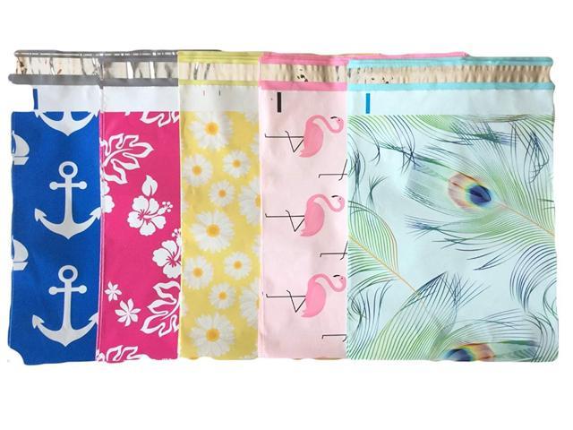 upaknship 10x13 Cats Designer Poly Mailers Shipping Envelopes 