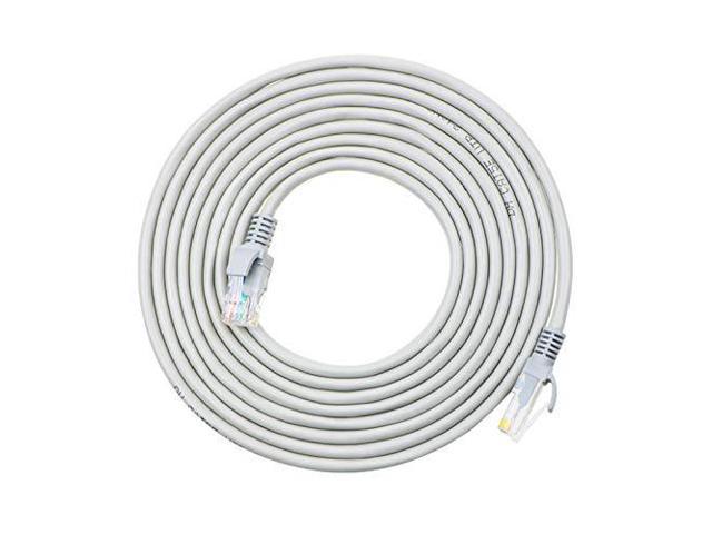 Lknewtrend 150FT Feet CAT5 Cat5e Ethernet Patch Cable RJ45 Computer PC Network Internet Wire PoE Switch Cord White 