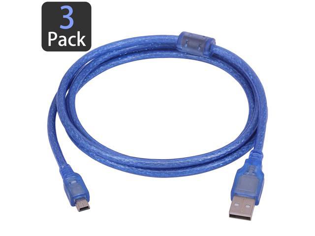 Mini Usb Charger Cable Usb 2 0 Yeebline 3 Pack 5ft Type A Male To