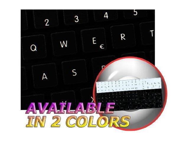 MAC SWISS KEYBOARD STICKERS BLACK COLOR BACKGROUND