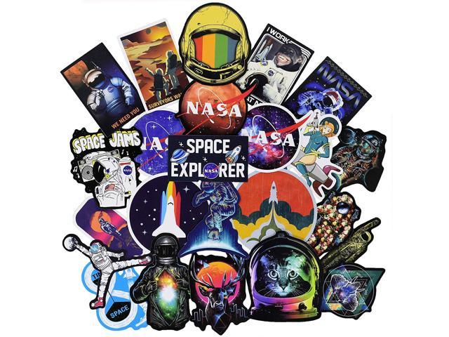 Planetary 100pcs pack Space Astronaut Stickers For Suitcase Guitar Laptop Bike 
