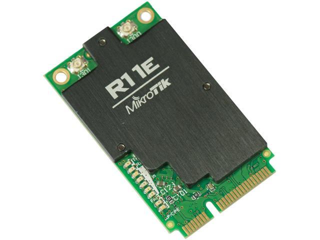 Mikrotik R11e-2HnD 2.4Ghz 802.11b/g/n 800mW mini PCI-e card 2 X u.fl 5W