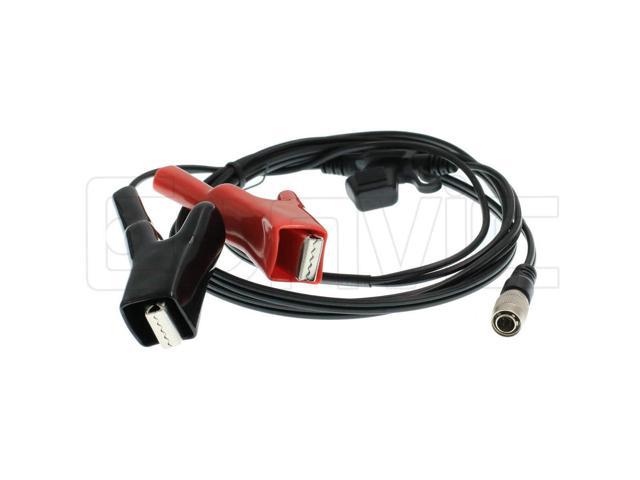 Power Cable With Fuse 4 Pin For Trimble 5600 3600 TOTAL STATION Geodimeter GPS 