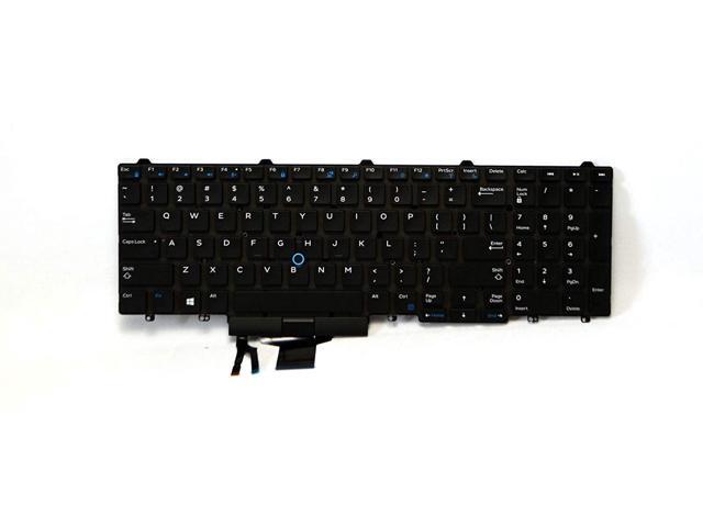 Aquamoon Trading New Compatible N7cxw Replacement For Dell Latitude E5550 E5570 Precision 15 17 7510 7710 Laptop Notebook Keyboard W Pointer Us English Layout Newegg Com