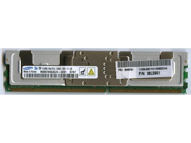 SAMSUNG 512MB ECC Fully Buffered DDR2 667 PC2 5400 Server Memory 