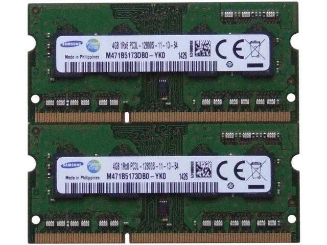 Samsung ram memory upgrade DDR3 PC3 12800, 1600MHz, 204 PIN, SODIMM for  2012 Apple Macbook Pro's, 2012 iMac's, and 2011 / 2012 Mac mini's (8GB kit  ( 2 