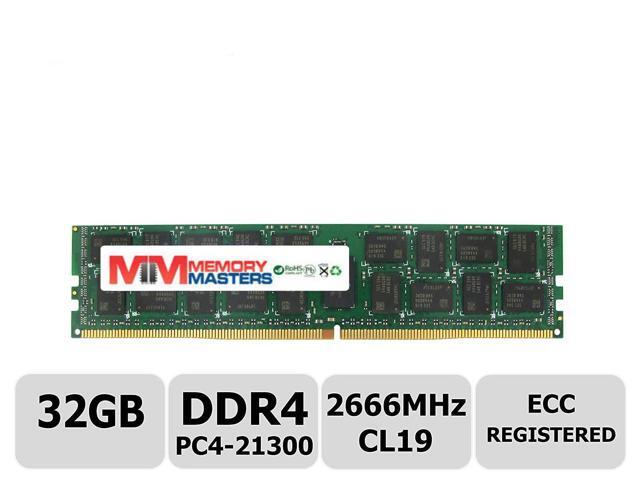 2x16GB DDR4-2666MHz PC4-21300 ECC RDIMM 2Rx8 1.2V Registered Memory for Server//Workstation 32GB