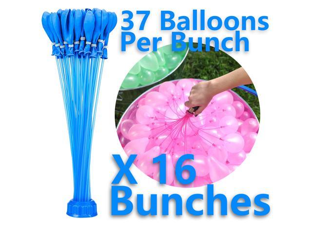 Water Balloons for Kids Girls Boys Balloons Set Party Games Quick Fill 592 Balloons 16 Bunches for Swimming Pool Outdoor Summer Fun JK2