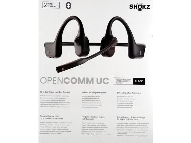 Shokz OpenComm UC Wireless Bone Conduction Stereo Bluetooth