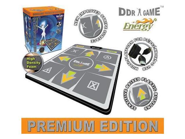 Dance Dance Revolution Energy HD 1" Foam Deluxe Dance Pad for PS/ PS2/ Wii/ Xbox/ PC - DDR Game