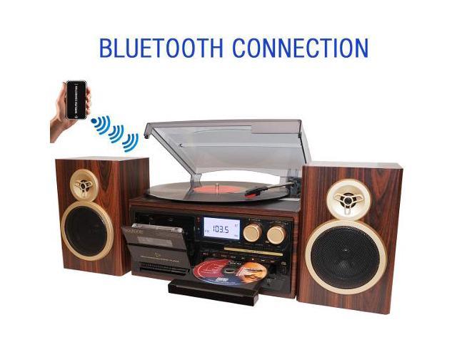 Boytone BT-28SPM, Bluetooth Classic Style Record Player Turntable