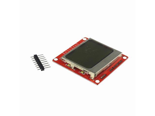 84*48 LCD Module White Backlight Adapter PCB for Nokia 5110 Arduino
