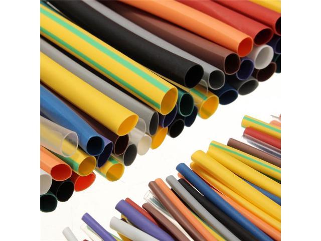 SHRINK TUBE OR SLEEVING IN 6 DIFFERENT SIZES & 12 DIFFERENT COLOURS. 
