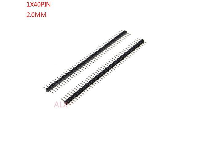 10 PCS 1x40 Pin 2.0mm Pitch Single Row Straight Pin Header Strip