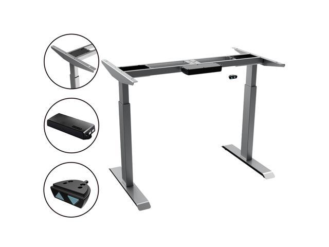 AIMEZO Electric Stand Up Desk Frame Height Adjustable Standing Desk Base W/O Top 