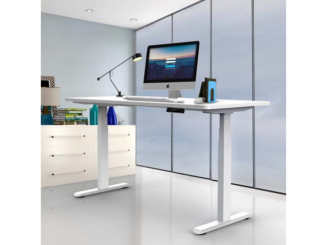 AIMEZO 45H Ergonomic Home Office Desk Motor Lifting Electric Adjustable Standing Desk Frame Sit to Stand Desk Base 