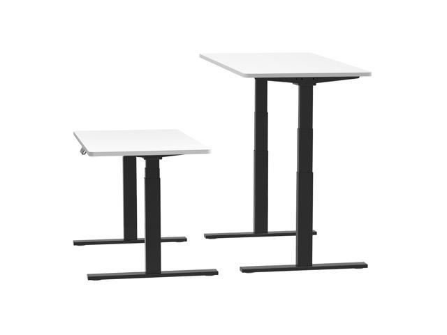 Aimezo Dual Motor Electric Stand Up Desk Ergonomic Standing Workstation Height Adjule Black Frame White Table Top Aimezo Dual Motor Electric Stand Up Desk Ergonomic Standing Workstation Height Adjule Black Frame White Table Top