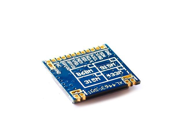Mini SI4463 2000M 433Mhz Remote Wireless Transceiver Module Spring Antenna