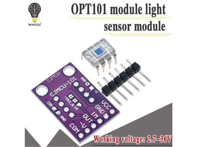 CJMCU101 OPT101 Light Intensity Sensor Recognition Analog Module For Arduino 