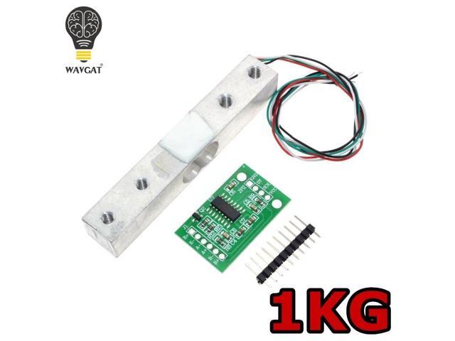 DIY Load Cell Weight Sensor 1KG Portable Scale+HX711 Weighing Sensor Ad Module R 