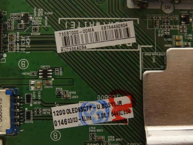 LG OLED65C7P-U BUSYLJR Main Board (LC650AQD-EKA1, EAX67125703
