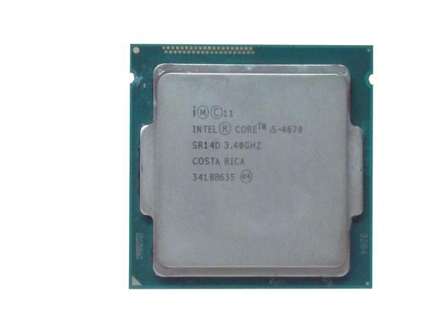 Intel Core i5-4670 3.4 GHz LGA 1150 5 GT/s Desktop CPU Processor SR14D