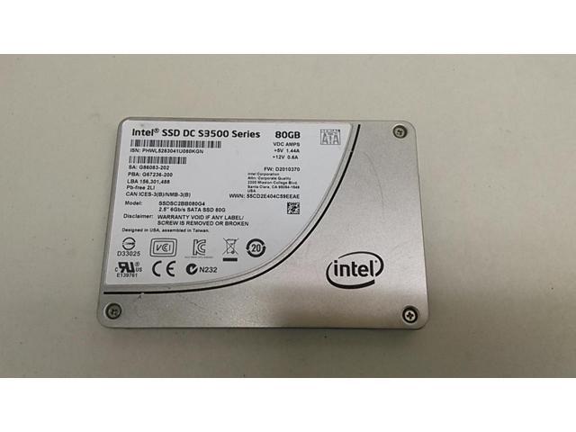 Intel DC S3500 SSDSC2BB080G401 SSDSC2BB080G4 80GB SATA MLC SSD 