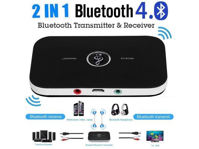 3.5mm Bluetooth 4.1 Transmitter /& Receiver Wireless A2DP Audio Aux Adapter Hub