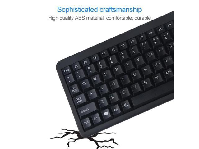 Length 1.5m Wired Computer Keyboard High Performance DS-8900 PS 2 Interface Prevent Water Splashing Laser Engraving Character One-Piece Wired Trackball Keyboard