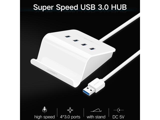 Ugreen 10915 4 Port Powered USB Hub, 5Gbps Data Transfer Speed, 4