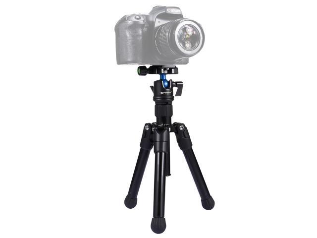 3kg Durable 24.5-57cm Adjustable Height Load Max GuiPing Pocket Mini Microspur Photos Magnesium Alloy Tripod Mount with 360 Degree Ball Head for DSLR /& Digital Camera