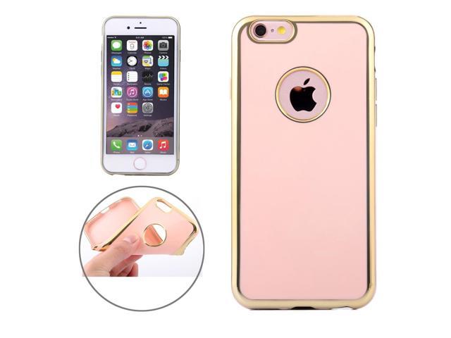 For Iphone 6 Plus 6s Plus Electroplating Gold Edge Soft Tpu