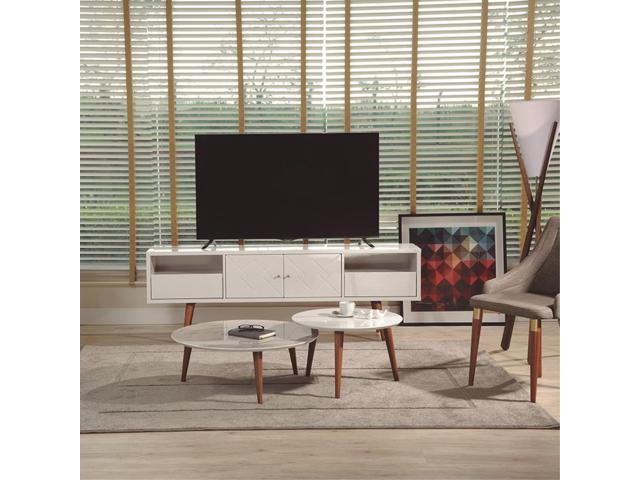 Manhattan Comfort 220951 Trinity 70 86 In Mid Century Modern Tv