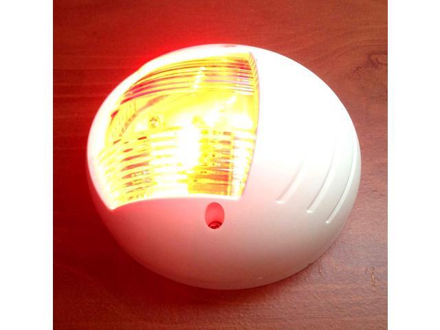 Pactrade Marine Boat Mini Red/&Green Combination Bow LED navigation Light 12v 2NM