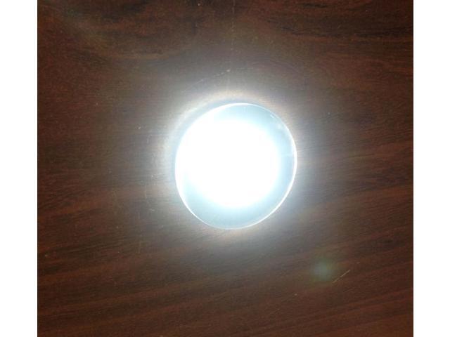 # 2 PCS MARINE BOAT LED LIVEWELL ROUND BUTTON BLUE COURTESY LIGHT OEM WATERPROOF