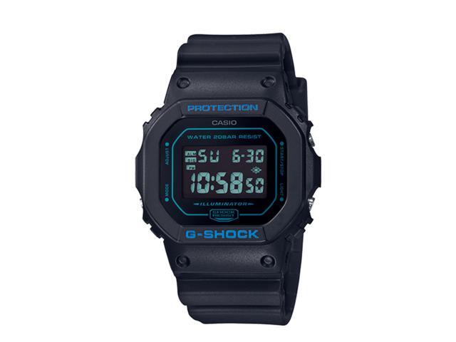 g shock blue and black