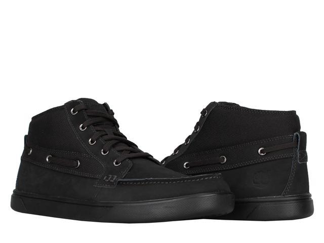 timberland boat shoes black