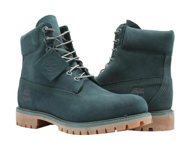 dark green timberland boots