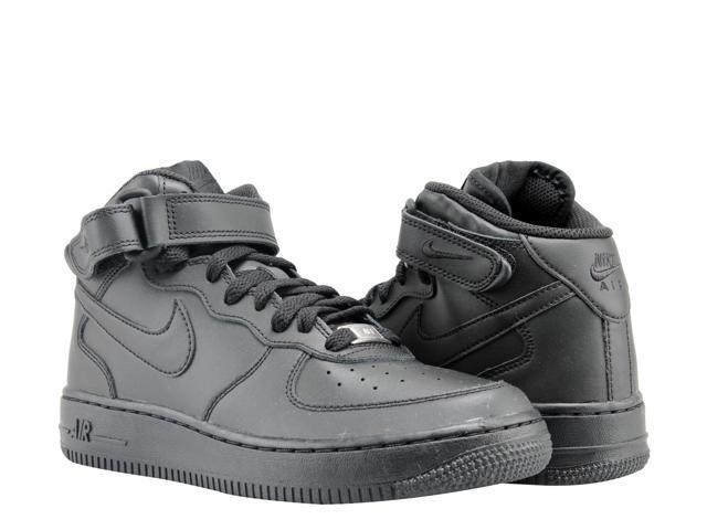 Nike Air Force 1 Mid (GS) Black/Black 