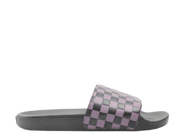 purple vans slides