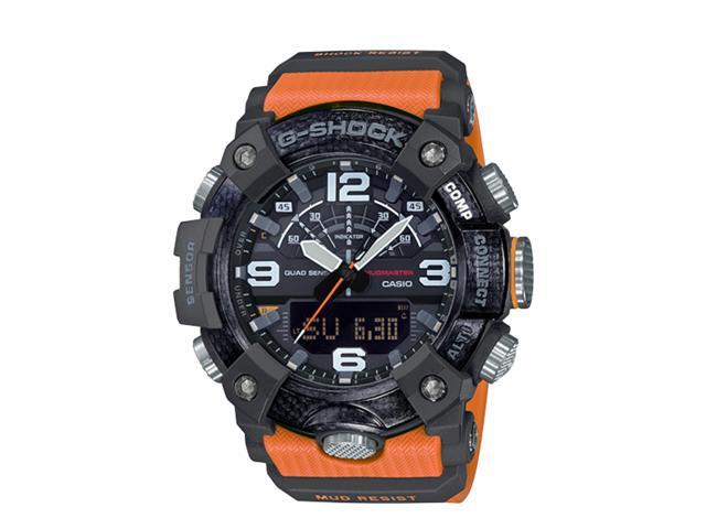 orange and black casio g shock