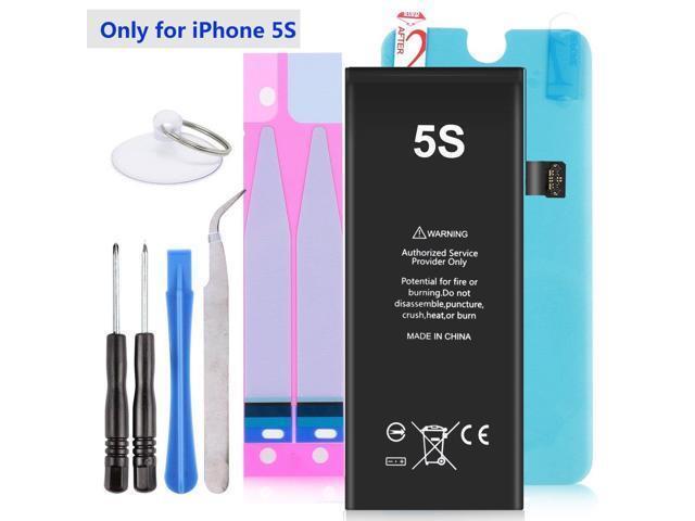 2 Years Warranty New 1560mAh 0 Cycle Battery Adhesive Strips Replacement Kit with Tools DAXTROMN Replacement Battery Compatible with iPhone 5S and 5C