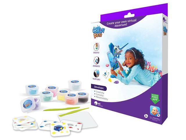 Ocean Pets - Putty Craft Kit with Augmented Reality Virtual Aquarium