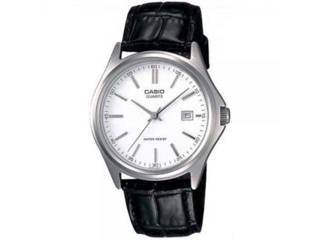 casio women's watch leather strap